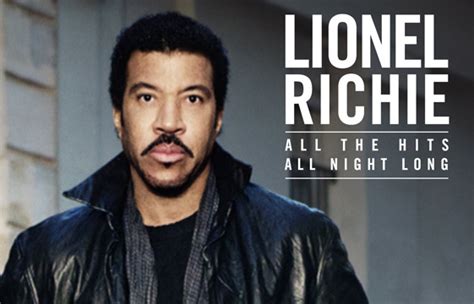 LIONEL RICHIE ANNOUNCES U.S. TOUR - Lionel Richie