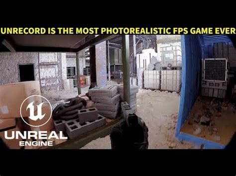 Unreal Engine Unrecord Realistic Fps Game Youtube