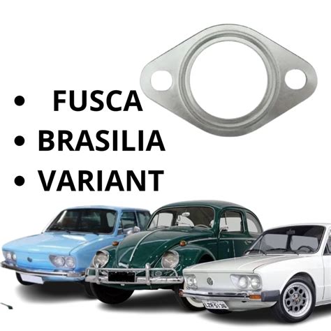 Junta De Escapamento Vw Fusca Brasilia Variant Shopee Brasil