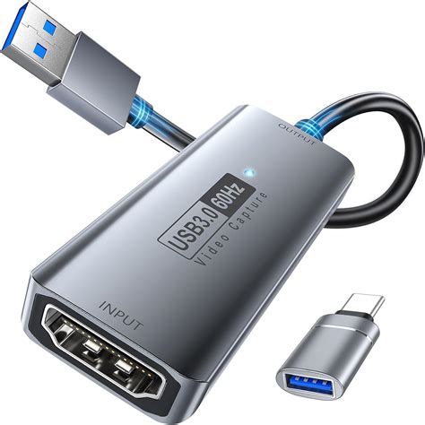 Carte De Capture Vid O Fulfalic Carte De Capture K Hdmi Vers Usb