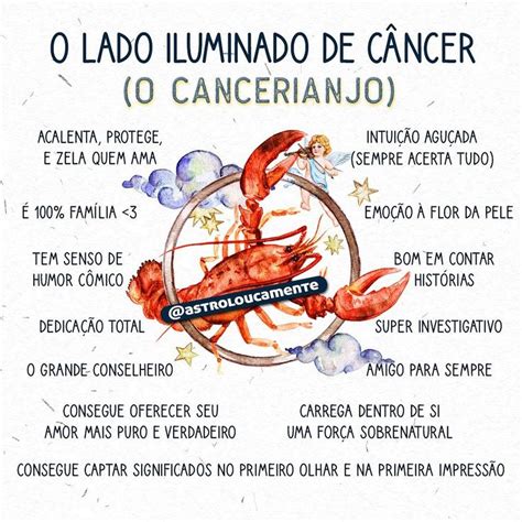 Astroloucamente por signos on Instagram O lado iluminado de Câncer