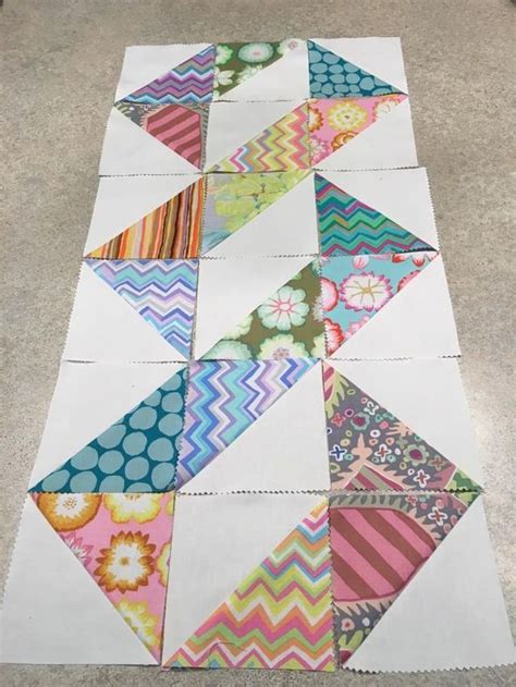 Triangle Quilt Pattern Half Square Triangle Quilts Triangle Quilt