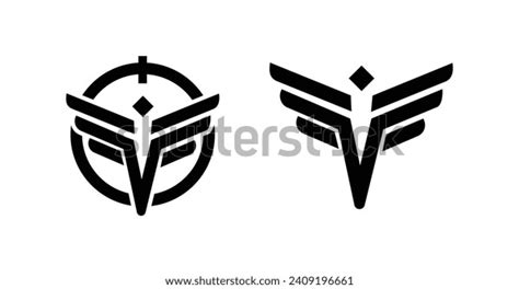 Tactical Logo Desain Balck White Stock Vector (Royalty Free) 2409196661 ...