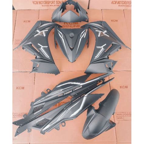 Coverset Sym Sport Rider 125i Siap Sticker Dan Set Kosong Shopee Malaysia