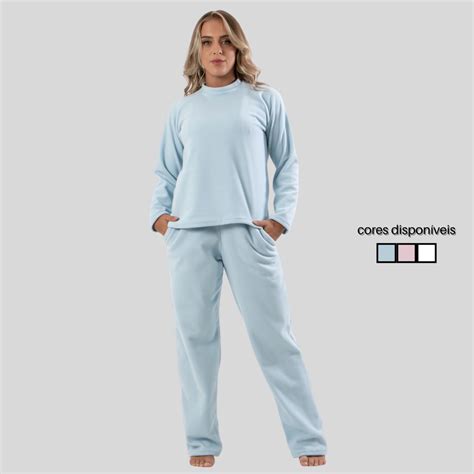 Pijama Feminino Soft Plush