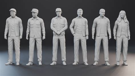 M A S H TV Show Figures D Printed Hot Lips Hawkeye Trapper Radar