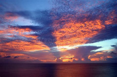 Sunset, Agana Bay, Guam stock image. Image of sunset - 73578091