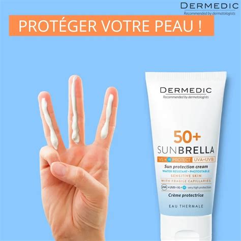 Dermedic Sunbrella Creme Spf 50 Peaux Sensibles 50 Ml Paranatura