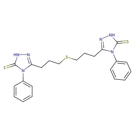 5 5 Thiodipropane 3 1 Diyl Bis 2 4 Dihydro 4 Phenyl 3H 1 2 4 Triazole