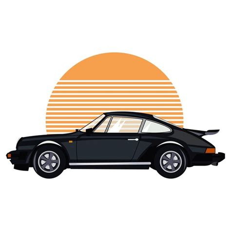 Premium Vector Classic Car Vector Stock Illustration Old Car Stock Vector