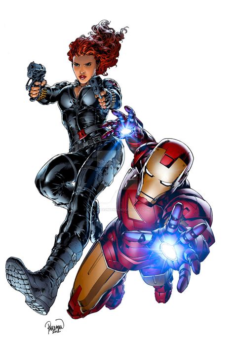 IronMan Black Widow by MooseBaumann on DeviantArt