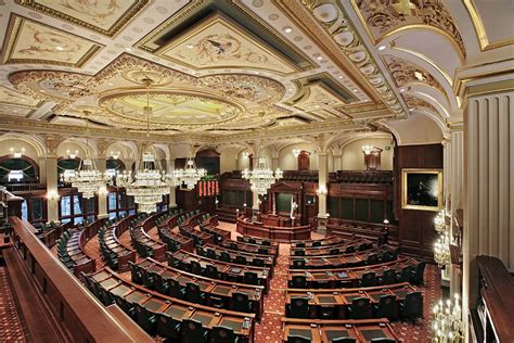 Illinois State Capitol Legislative Chambers Randy Burkett Lighting Design