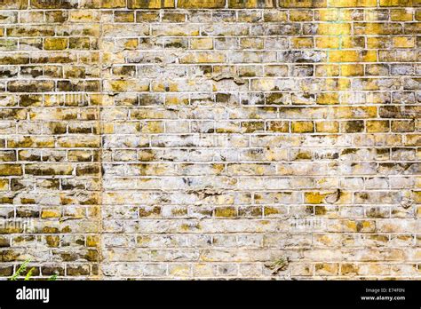 Old Grungy Yellow Brick Wall For Backgrounds Stock Photo Alamy