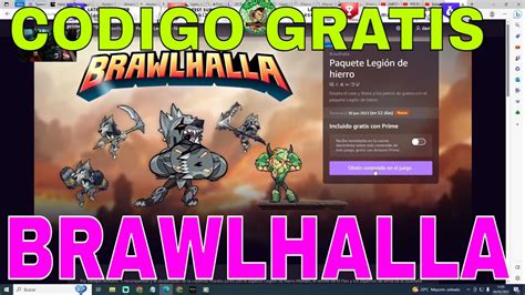 CODIGO GRATIS Para BRAWLHALLA Paquete Legion De Hierro De AMAZON