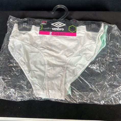 Umbro Intimates Sleepwear Nwt Umbro Two Pack Bikini Underwear White And Turquoise Poshmark