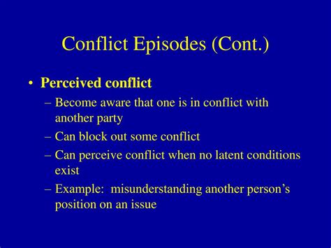 Ppt Chapter 11 Conflict In Organizations Powerpoint Presentation