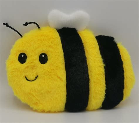 Heatable Bumble Bee Microwavable Wheat Lavender Bag Soft Plush Teddy