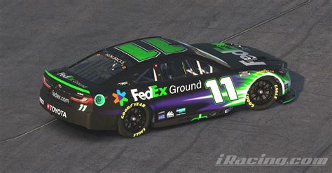 Denny Hamlin Fedex Ground Throwback By Davie Hendricks Trading Paints