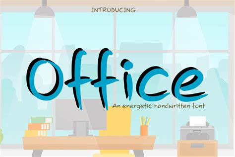 Office Font By Tanvara Digital Art · Creative Fabrica