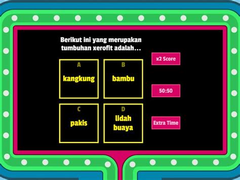 Kelas Tema Persatuan Dalam Perbedaan Ipa Gameshow Quiz