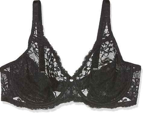 Triumph Women S Amourette Charm W Black Non Padded Wired Bra Amazon Co