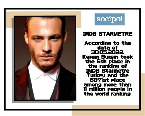 Kerem Bürsin Greece on Twitter IMDB STARMETRE According to the data