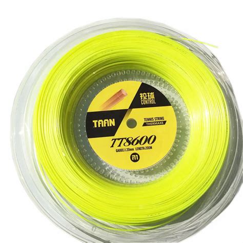 Reel Taan Tt Control Tennis Strings Polyester Angle Hard Line