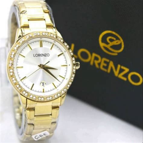 Jual Jam Tangan Wanita Elegan Exclusive Lorenzo Italy Original Watch