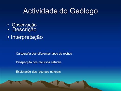 Geologia Problemas E Materiais Ppt Carregar