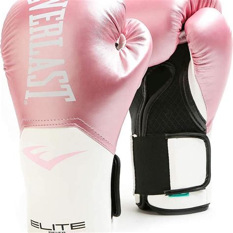 Everlast Pro Style Elite Glove Pembe Boks E Itim Eldiveni Oz