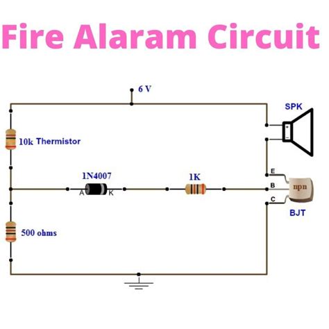 How To Make Fire Alarm Circuit Diagram Simple Fire Alarm Cir