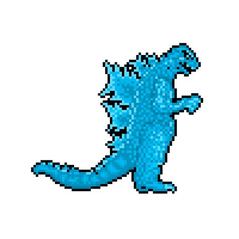 Pixilart Nes Godzilla Sprite Completed By Deltacentauri