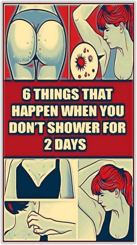 6 Things That Happen When You Dont Shower