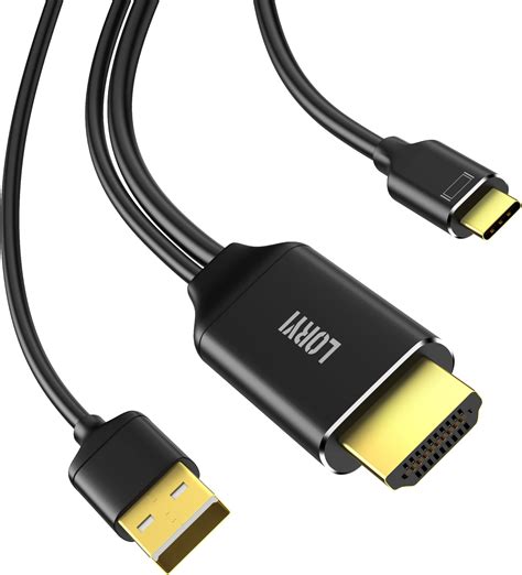 Hdmi To Usb C Cable K Hz Ft Hdmi To Type C Adapter With Usb