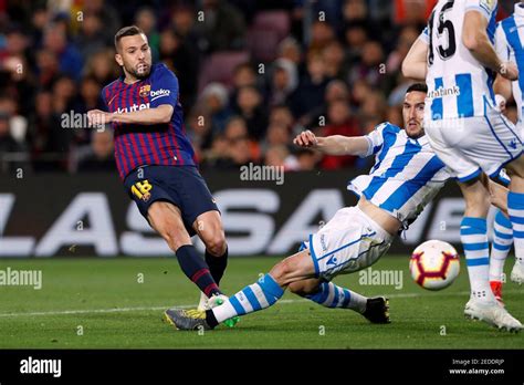 Real Sociedad Barcelona La Liga April Hi Res Stock Photography And