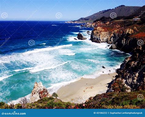 Beautiful Beach And Ocean View Stock Photo - Image: 43186222