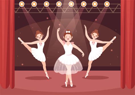 Best Ballerina Show Illustration Download In Png And Vector Format