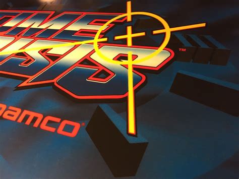 Time Crisis Arcade Marquee 248 X 108 Ebay