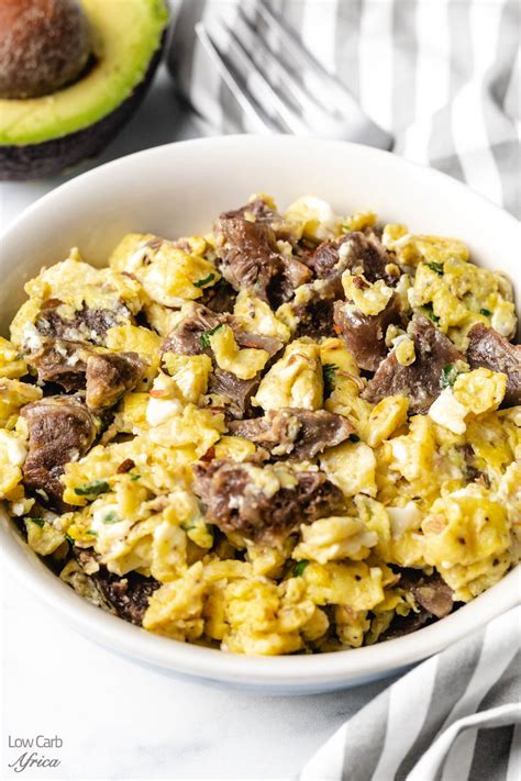 Steak And Egg Scramble Recipe Healthy Breakfast Dishes Skillet Dinner Recipes Whole Food