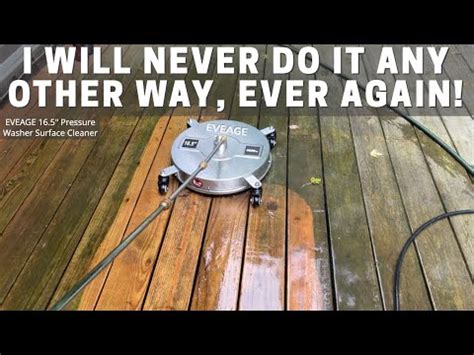 Review Of The Eveage Pressure Washer Surface Cleaner And