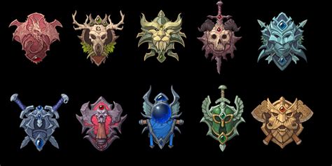 Artstation Rpg Guilds Badges Alekzander Zagorulko In Artwork