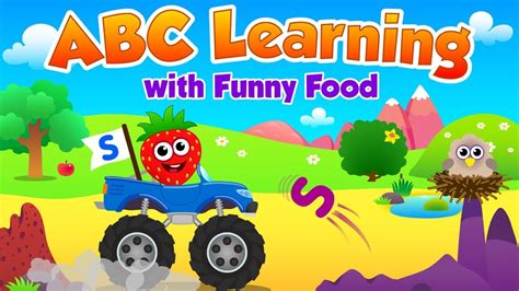 Abc Learning With Funny Food Youtube