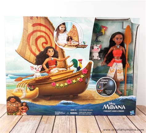 Disney Moana Starlight Canoe Hasbro 19 Rolling Boat Wheels Toy 海外 即決