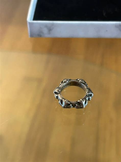 Chrome Hearts Chrome Hearts Raised Plus Motif Ring Size 4 Grailed