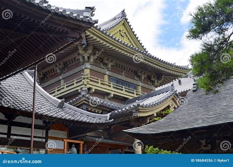 Zenkoji Temple At Night In Nagano, Japan Royalty-Free Stock Photography ...