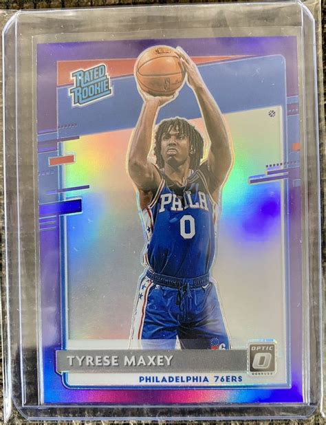 Yahoo Panini Donruss Optic Tyrese Maxey Rat