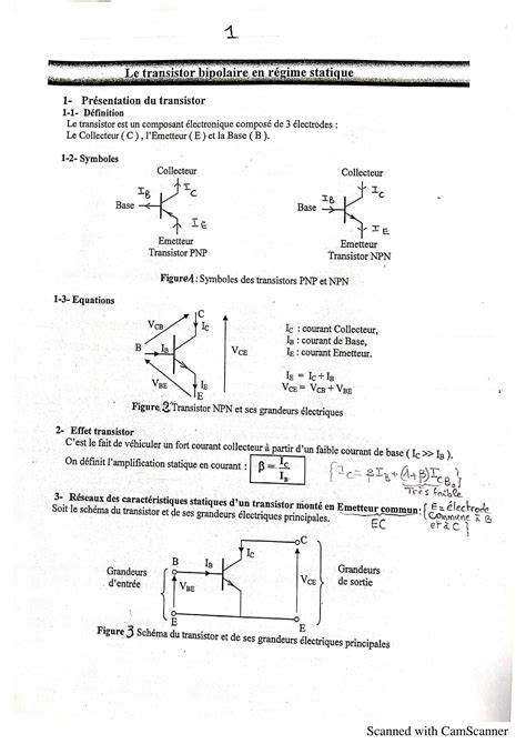 Solution Chap3 4 Transistor Bipolaire Amplificateur Op Rationnel