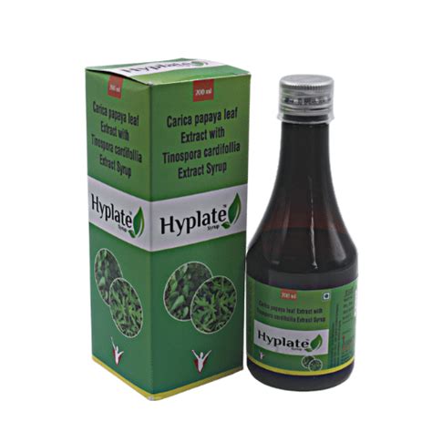 Hyplate Tablet And Hyplate Syrup Invision Medi Science