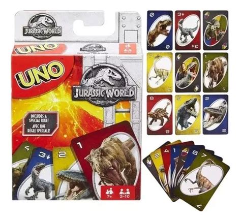 Juego De Cartas Uno Jurassic World Cuotas sin interés