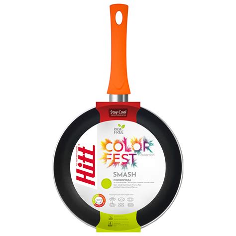 Сковорода Hitt Colorfest Smash М2116, 28 см ️ купить по цене 899 ₽/шт ...
